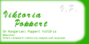 viktoria poppert business card